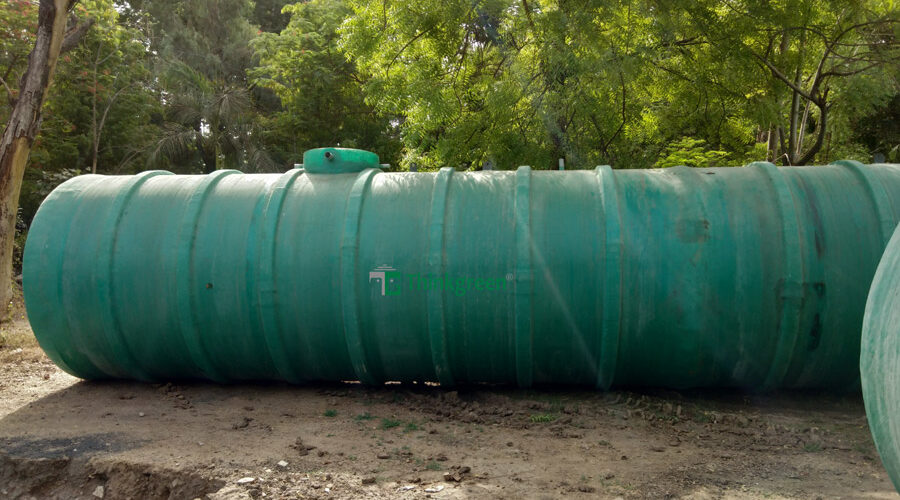 Fibre composite tank for storing various chemicals